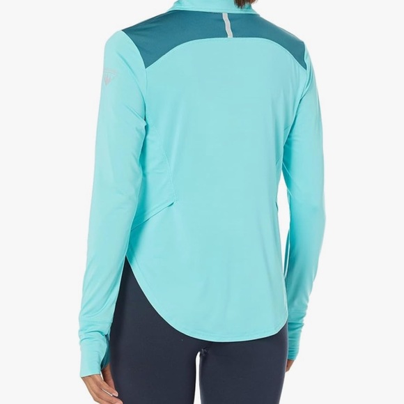 Legendary Whitetails Women's Trail Blazer 1/4 Zip Performance Glacier Blue Shirt - Picture 2 of 13